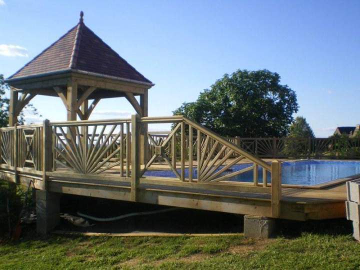 Réalisation terrasse en bois Sarlat-la-Canéda