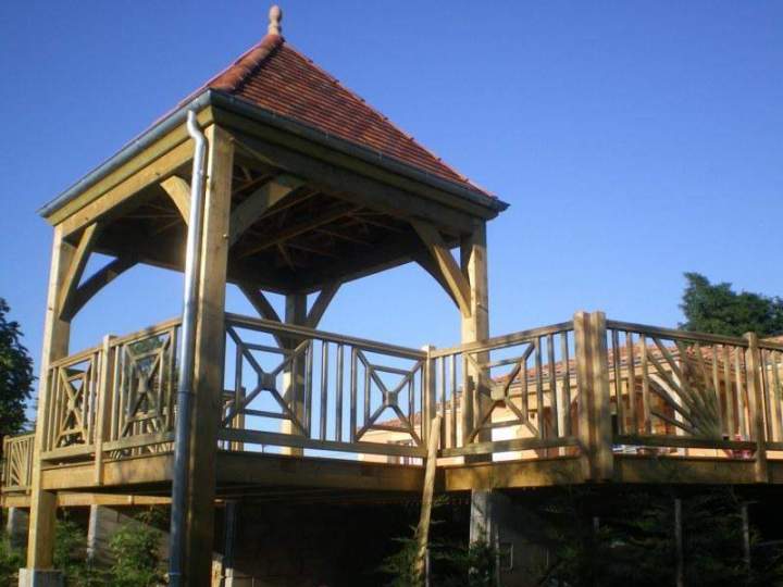 Pergola bois Sarlat-la-Canéda