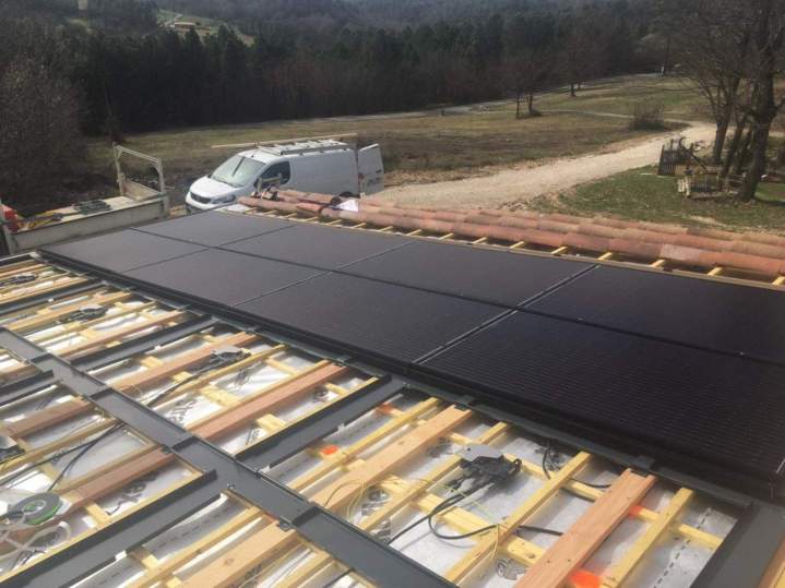 Mise en place panneaux solaires Sarlat-la-Canéda